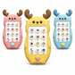 📱 Cartoon Deer Baby Toy Phone Bilingual Early Educational Simulation Smartphone with Music and Stories for Toddlers