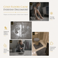 🛁 LIMITED‑TIME 50% OFF! 🧼 4 Piece Faux Cashmere Absorbent Bathroom Rug Set with Rectangular Mat U Shaped Toilet Mat Toilet Lid Cover and Long Runner Rug 🧽