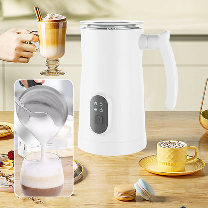 ☕ 50% OFF NOW! 🥛 Electric Milk Frother – Hot & Cold Foam, Magnetic Whisk & Cafe Quality – 400W for Lattes, Cappuccinos & More 🍶
