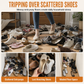 Over the Door Hanging Storage Bag with 20 Mesh Pockets Large Capacity Non-Woven Multi-Layer Organizer for Household Storage