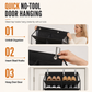 Over the Door Hanging Storage Bag with 20 Mesh Pockets Large Capacity Non-Woven Multi-Layer Organizer for Household Storage
