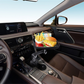 ⏳🔥LIMITED-TIME 50% OFF! 🚗 Car Cup Holder Tray: 360° Swivel, Extendable Surface, Phone Slot, Tool-Free Install