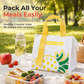 🍱 50% RABATT! ✨ Isolerad förtjockad lunchväska – Håller maten varm/kall, vattenavvisande & rymlig lunchbag