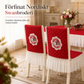 Modernt minimalistiskt set med bordsduk och stolsöverdrag för matsal, hushållsbordsduk och stolsdyna skydd