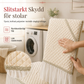 Modernt minimalistiskt set med bordsduk och stolsöverdrag för matsal, hushållsbordsduk och stolsdyna skydd