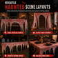 🎃 50% RABATT! 👻 Halloween kuslig spökväv & dekorationsnät 215 x 500 cm – Stor kuslig gasväv för spökhus & halloweenfest