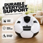 ⚽ 50% RABATT! ✨ Uppblåsbar fotbollsformad soffa / fåtölj i PVC – Bekväm loungestol för hem, trädgård & camping