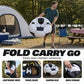 ⚽ 50% RABATT! ✨ Uppblåsbar fotbollsformad soffa / fåtölj i PVC – Bekväm loungestol för hem, trädgård & camping