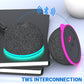 🔊 50% RABATT! ✨ Magnetisk bärbar mini trådlös Bluetooth-högtalare – 360°-ljud, mobilställ & TWS-stereoparkoppling