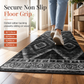 Bohemian Faux Cashmere Area Rug for Living Room and Bedroom Dust Resistant and Easy to Clean Floor Mat