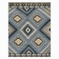 Bohemian Faux Cashmere Area Rug for Living Room and Bedroom Dust Resistant and Easy to Clean Floor Mat
