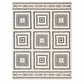 Bohemian Faux Cashmere Area Rug for Living Room and Bedroom Dust Resistant and Easy to Clean Floor Mat