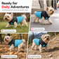 🐕 50% RABATT! ✨ Varm och vindtät hundväst med inbyggd sele – Förtjockat vintertäcke för små, medelstora & stora hundar