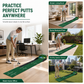 ⛳ 50% RABATT! ✨ Bärbar puttingmatta för golf med automatisk bollretur – Träningsgreen för hem & kontor