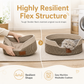 🐱 50 % RABATT NU! 🧶 Integrerad kattbädd &amp; klösbräda – flätade bomullsväggar, plyschkudde &amp; handvävd design för inomhuskatter 🐾