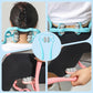 💆‍♂️ 50% RABATT! ✨ Manuell nackmassager med anpassningsbart tryck & roterande massagebollar