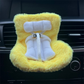🧸 50 % RABATT! 🚗 Mjuk leksaksdocka med klämma för ventilationsmunstycket – Söt bildekoration med säkert grepp ✨