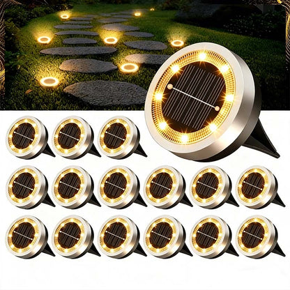 ☀️ 50% RABATT! ✨ Solcellsdrivna markspottar för trädgården (4-pack) – Vattentäta & automatiska LED-lampor 🌿