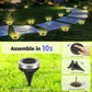 ☀️ 50% RABATT! ✨ Solcellsdrivna markspottar för trädgården (4-pack) – Vattentäta & automatiska LED-lampor 🌿