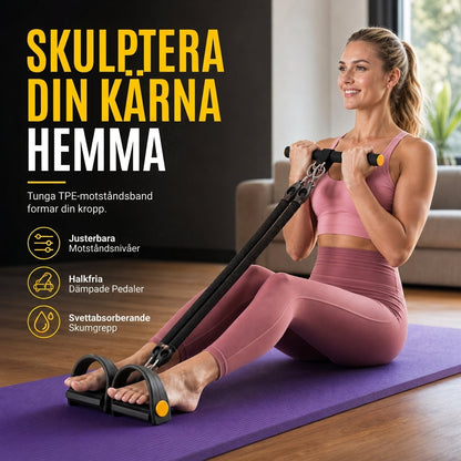 💪 50 % RABATT UNDER BEGRÄNSAD TID! 🧘 Multifunktionellt motståndsband för fotpedal – bärbart, starkt, mångsidigt ✨