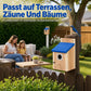 🐦 50% RABATT! ✨ Väderbeständig Fågelholk i Massivt Trä – Charmigt Fågelhus för Trädgård & Uteplats 🏡