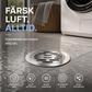 🛁 50% RABATT! ✨ Rund Golvbrunn i Rostfritt Stål med Luktstopp & Bakslagsventil – Effektivt Avlopp för Badrum & Dusch 🚿