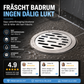 🛁 50% RABATT! ✨ Rund Golvbrunn i Rostfritt Stål med Luktstopp & Bakslagsventil – Effektivt Avlopp för Badrum & Dusch 🚿