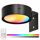 ✨ 50% RABATT! 💡 Trådlösa LED Puck-Spots med Fjärrkontroll & Färgskifte (RGB) – Självhäftande Bänkbelysning & Nattlampa för Kök, Garderob & Sovrum 🏠