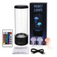 🪼 50% RABATT! ✨ LED Manetlampa & Akvarium Nattlampa – Färgskiftande stämningsbelysning med USB & batteridrift