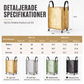 📦 50 % RABATT! 🧳 Hopfällbar flyttväska med hjul – vattentät och rymlig ✨