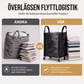 📦 50 % RABATT! 🧳 Hopfällbar flyttväska med hjul – vattentät och rymlig ✨