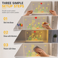 ✨ 50% RABATT! 💡 Lysande Akryl-Anteckningstavla med LED & Stativ – Återanvändbar Självlysande Meddelande- & Kom-ihåg-tavla 📝