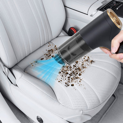 🚗 50% RABATT! ✨ Sladdlös Handdammsugare för Bil & Hem – Kraftfull Uppladdningsbar Minidammsugare med Tillbehör 🌪️