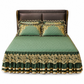 🛏️ 50% RABATT! ✨ Quiltad Sängkappa i Sammet med Spetskant & Halkskydd – Lyxigt & Värmande Sängöverkast 💤