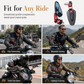 🏍️ 50% RABATT! ✨ CNC Styrändsbackspeglar i Aluminium för Motorcykel – Antireflex & Konvext Glas för Brett Synfält 🏁