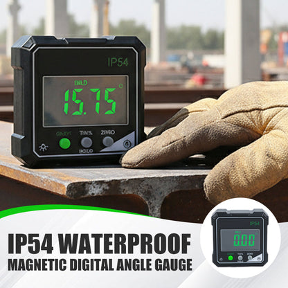 ⚡ 50% RABATT! ✨ IP54 Magnetisk Digital Vinkelmätare & Lutningsmätare med Bakgrundsbelyst LCD-skärm 📐