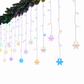 ❄️ 50% RABATT! ✨ LED Snöflinga Gardinbelysning – Vattentät & festlig dekoration ✨