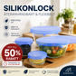 📢📢50 % RABATT !! ⏰ Silikonlock för matförvaring – 6-pack | Tätt & flexibelt