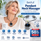 💆 50% RABATT! ✨ Bärbar Nackmassage-Hänge med Värmeterapi – Elektrisk Pulsmassage med 3 Värmelägen & 9 Intensister mot Nackspärr & Stelhet 🔥