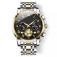Lyxig design Dodecagon Quartz Watch Ny multifunktionell armbandsur för män