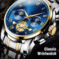 Lyxig design Dodecagon Quartz Watch Ny multifunktionell armbandsur för män