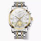 Lyxig design Dodecagon Quartz Watch Ny multifunktionell armbandsur för män