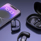 99H livstid, benledande Bluetooth-headset med riktig öronkrok.