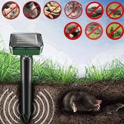 2023 Solar Power Ultrasonic Rodent Repeller