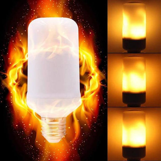 🔥Hot sale🔥LED glödlampa med flameffekt - med gravitationskänslig effekt