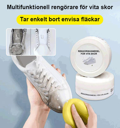 Multifunktionell vit skoputsare