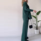 💝2024 Nyårsrabatt 49%🎁Casual randig jacquard stickad tvådelar