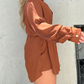 🔥Varm försäljning - Satin romper union set för natten