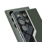 Samsung S24 högkvalitativt elektropläterat läder mobilfodral skyddsfodral